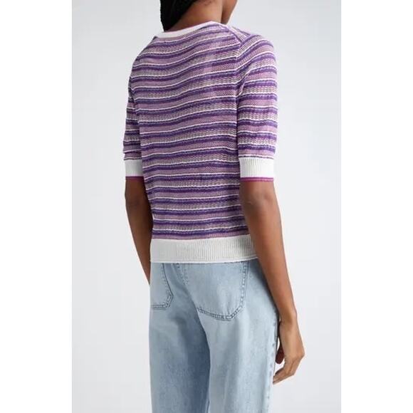 Veronica Beard Varia Striped Knit‎ Cardigan and Nabella Tank Set Size XS - Picture 2 of 16